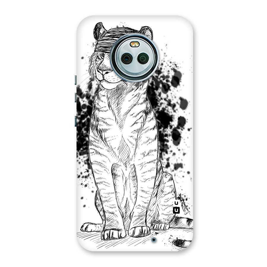 Tiger Wink Back Case for Moto X4