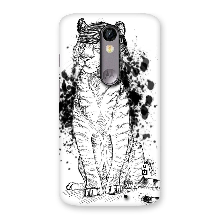 Tiger Wink Back Case for Moto X Force