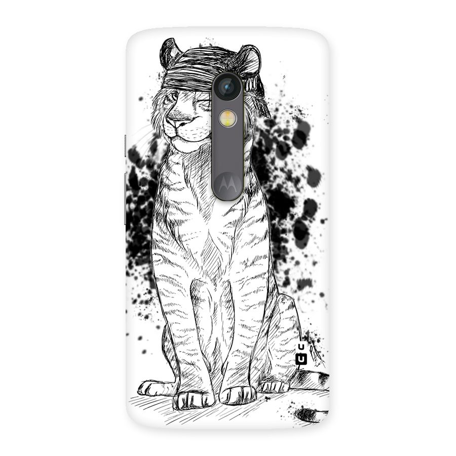 Tiger Wink Back Case for Moto X Play