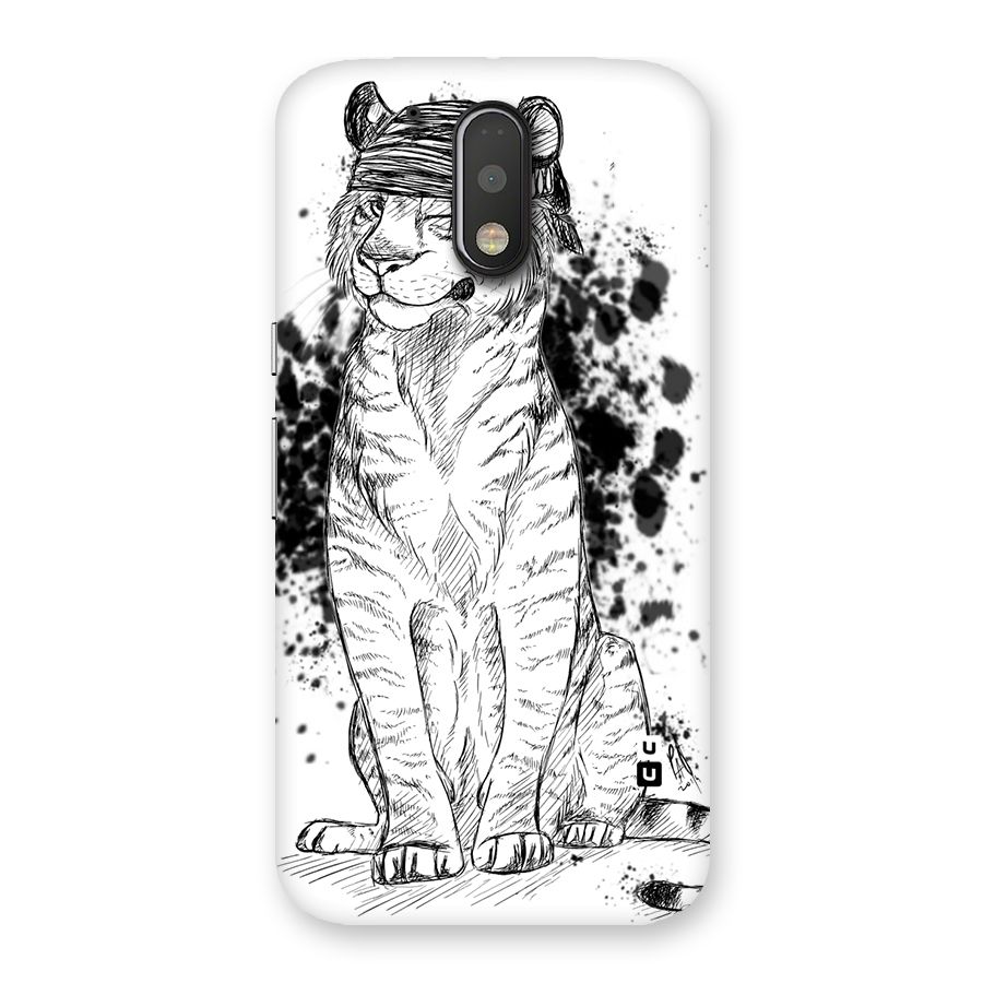 Tiger Wink Back Case for Motorola Moto G4 Plus