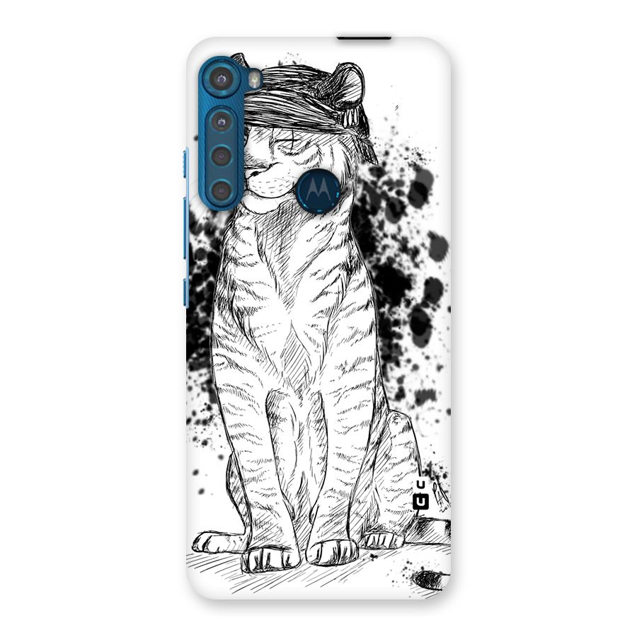 Tiger Wink Back Case for Motorola One Fusion Plus