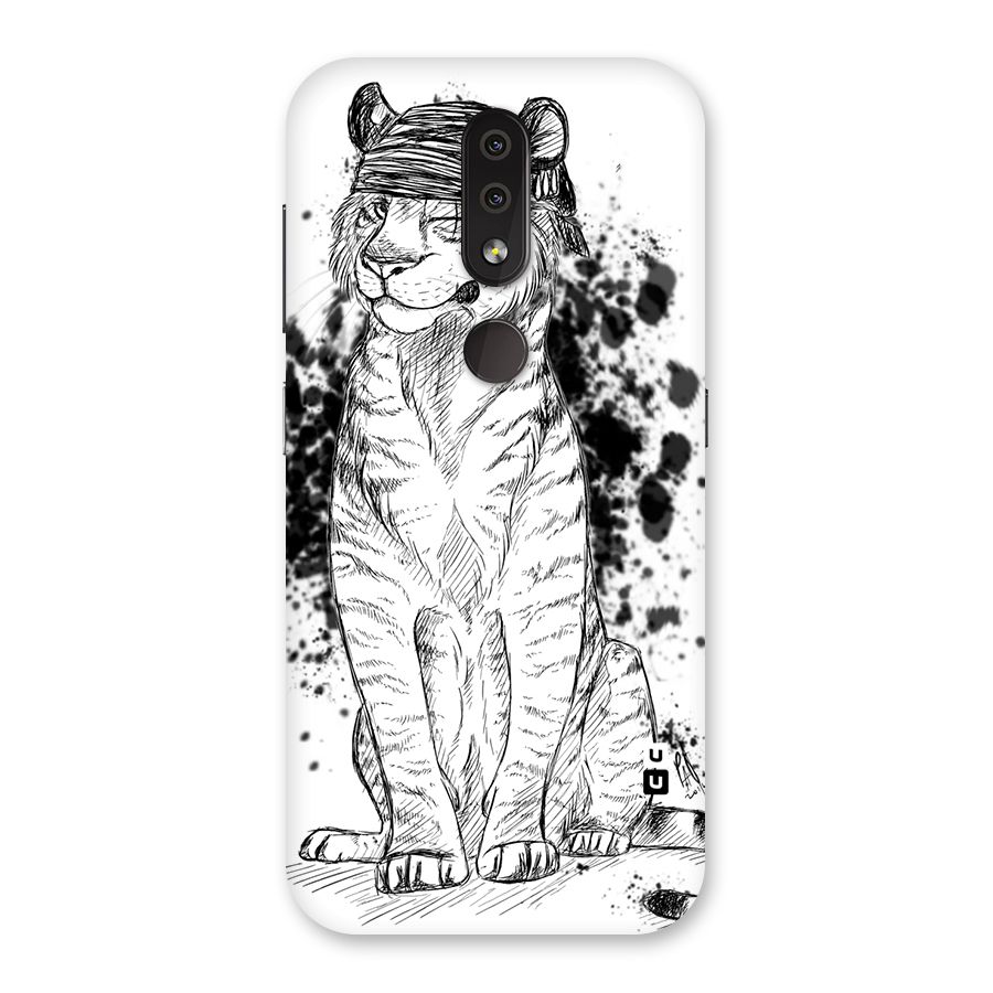 Tiger Wink Back Case for Nokia 4.2