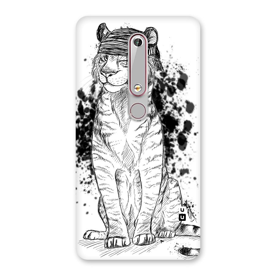 Tiger Wink Back Case for Nokia 6.1