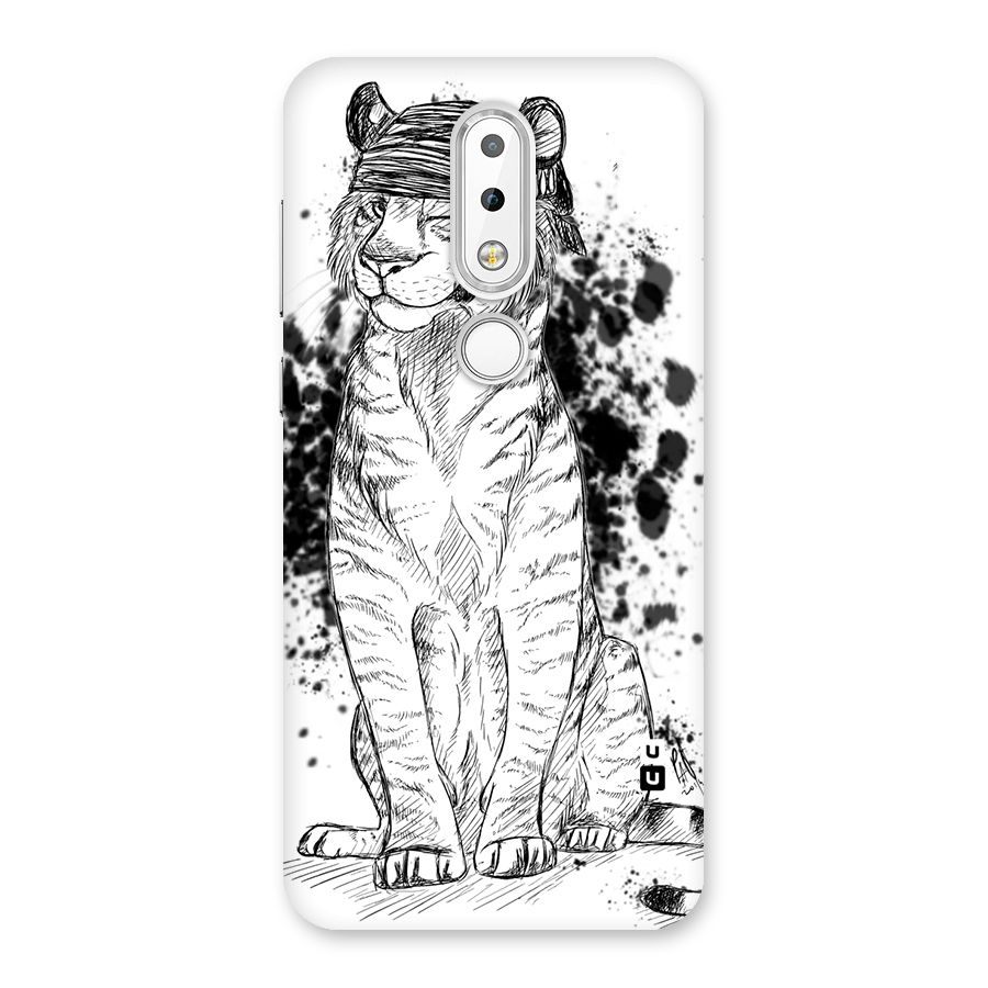 Tiger Wink Back Case for Nokia 6.1 Plus