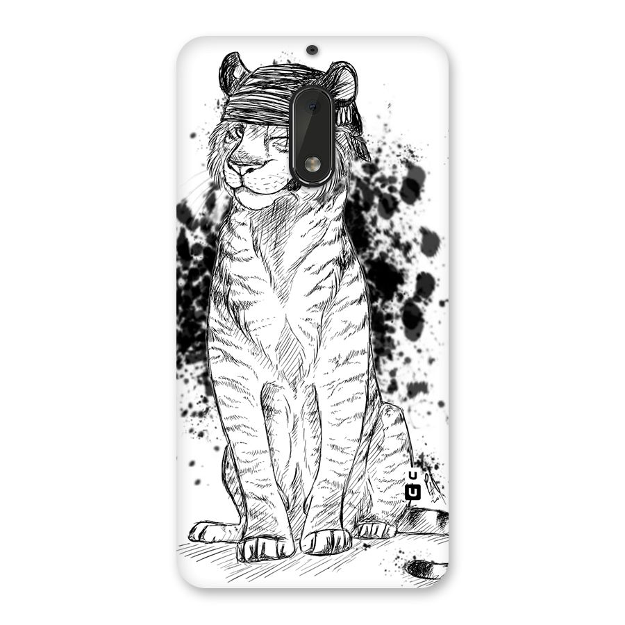 Tiger Wink Back Case for Nokia 6