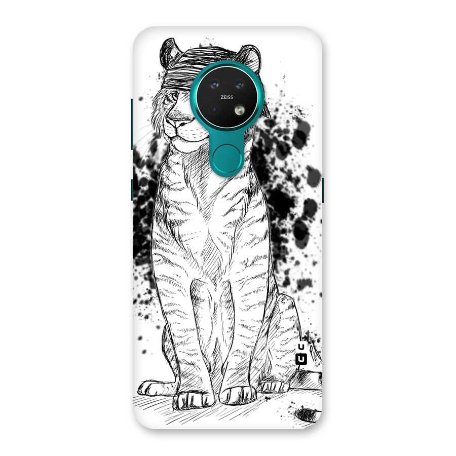 Tiger Wink Back Case for Nokia 7.2