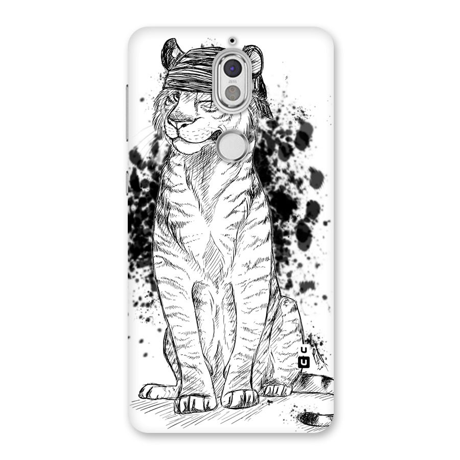 Tiger Wink Back Case for Nokia 7