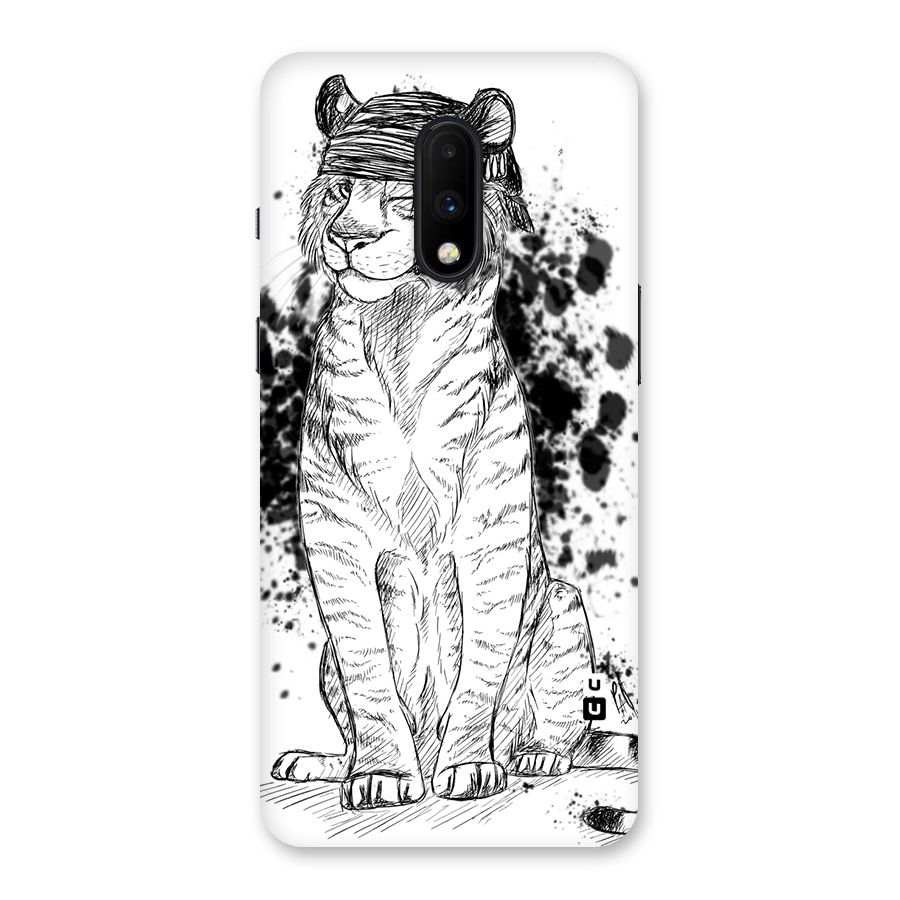 Tiger Wink Back Case for OnePlus 7