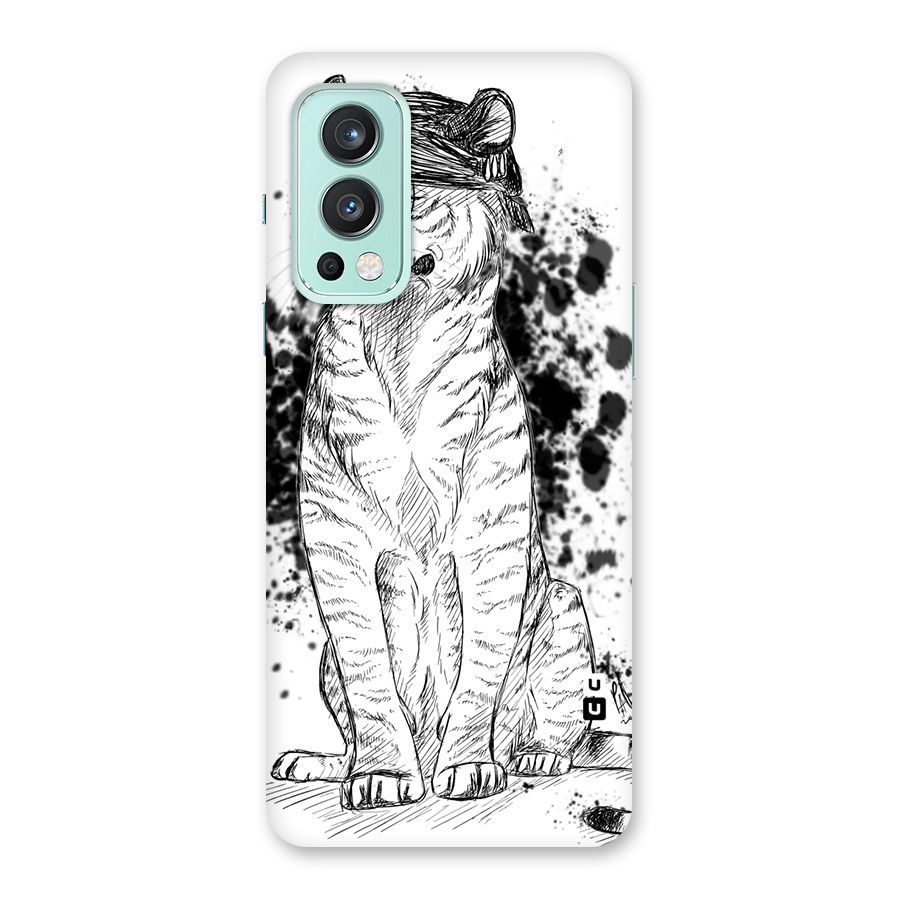 Tiger Wink Back Case for OnePlus Nord 2 5G
