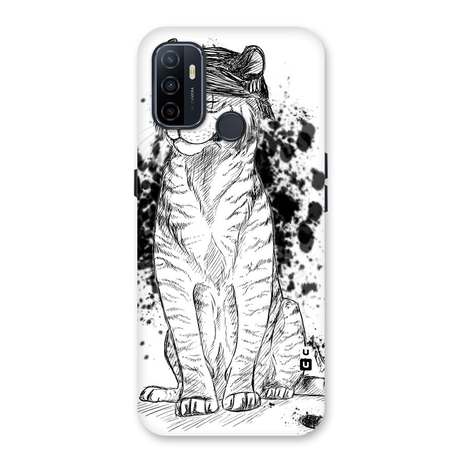 Tiger Wink Back Case for Oppo A32