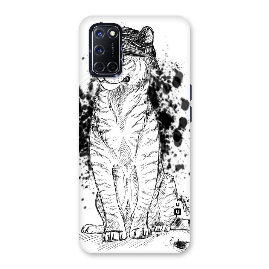 Tiger Wink Back Case for Oppo A52