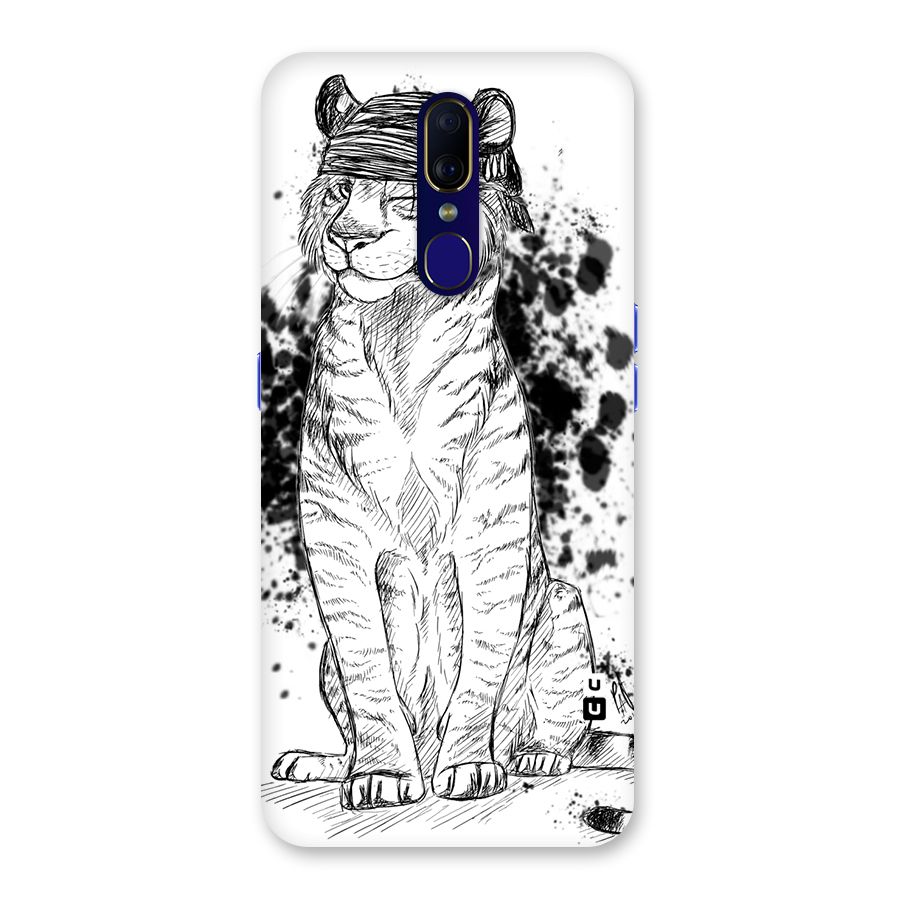Tiger Wink Back Case for Oppo F11