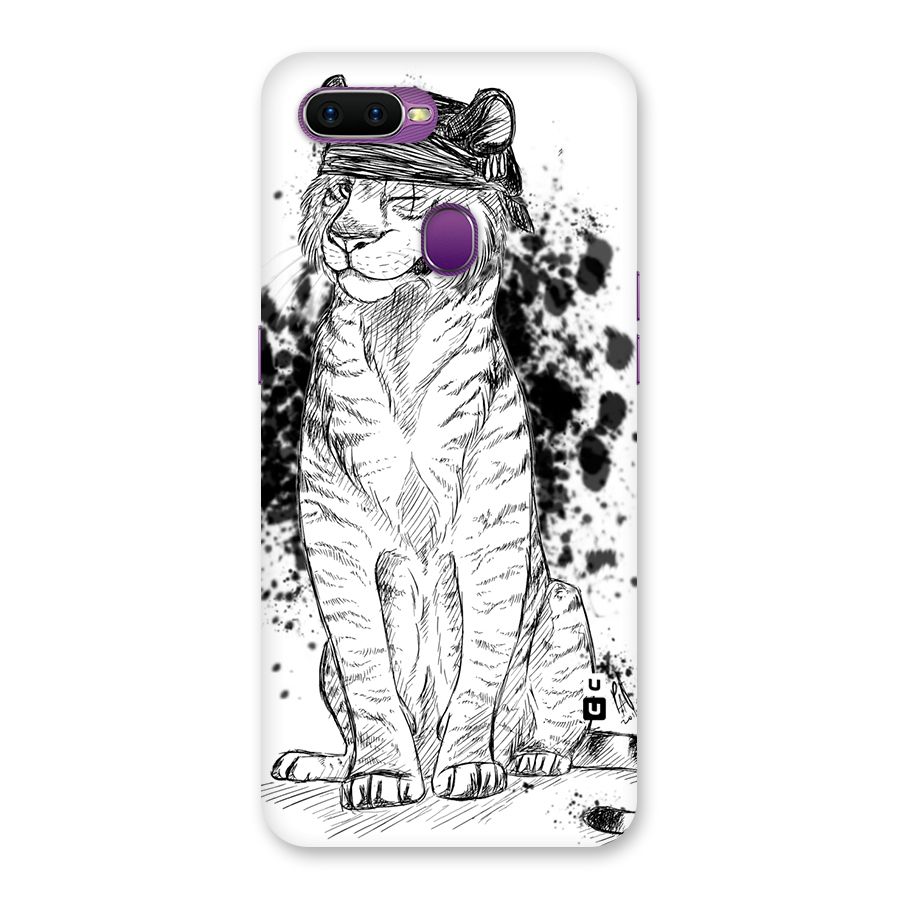 Tiger Wink Back Case for Oppo F9