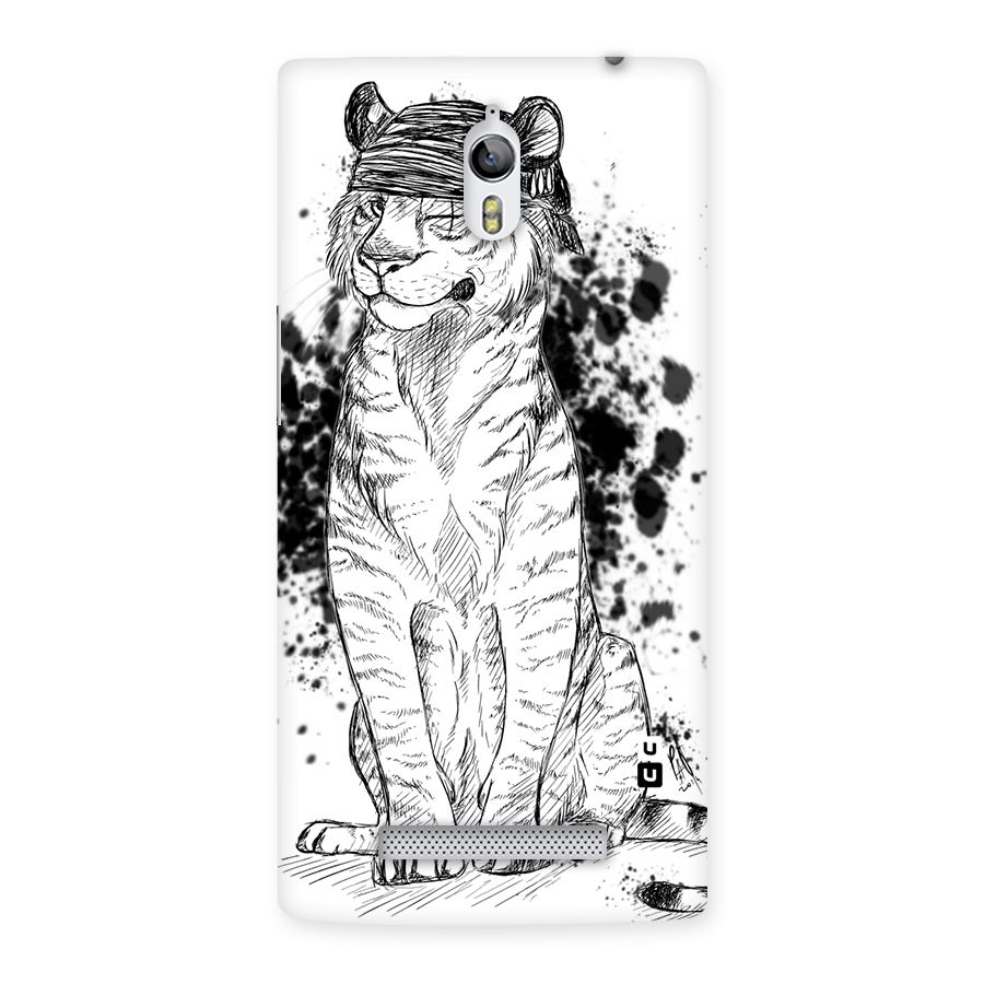 Tiger Wink Back Case for Oppo Find 7