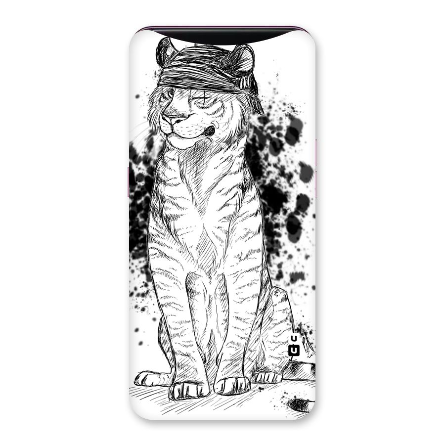 Tiger Wink Back Case for Oppo Find X