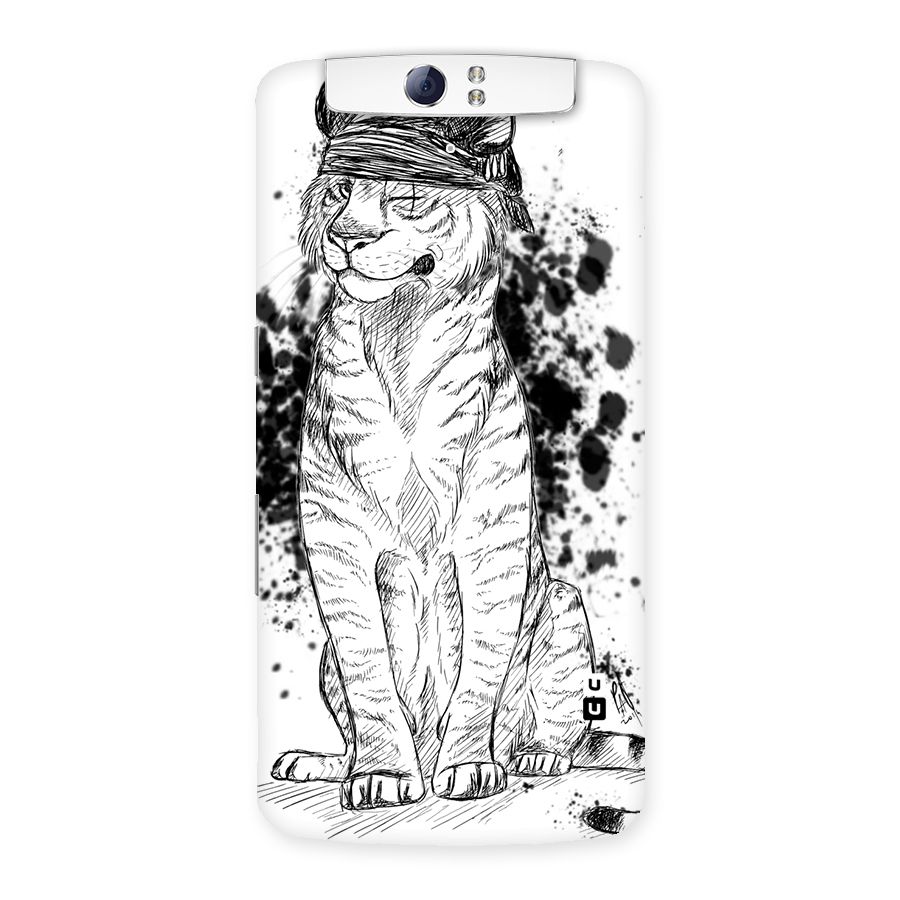 Tiger Wink Back Case for Oppo N1