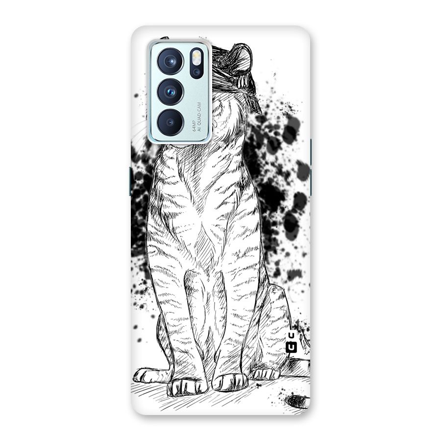 Tiger Wink Back Case for Oppo Reno6 Pro 5G