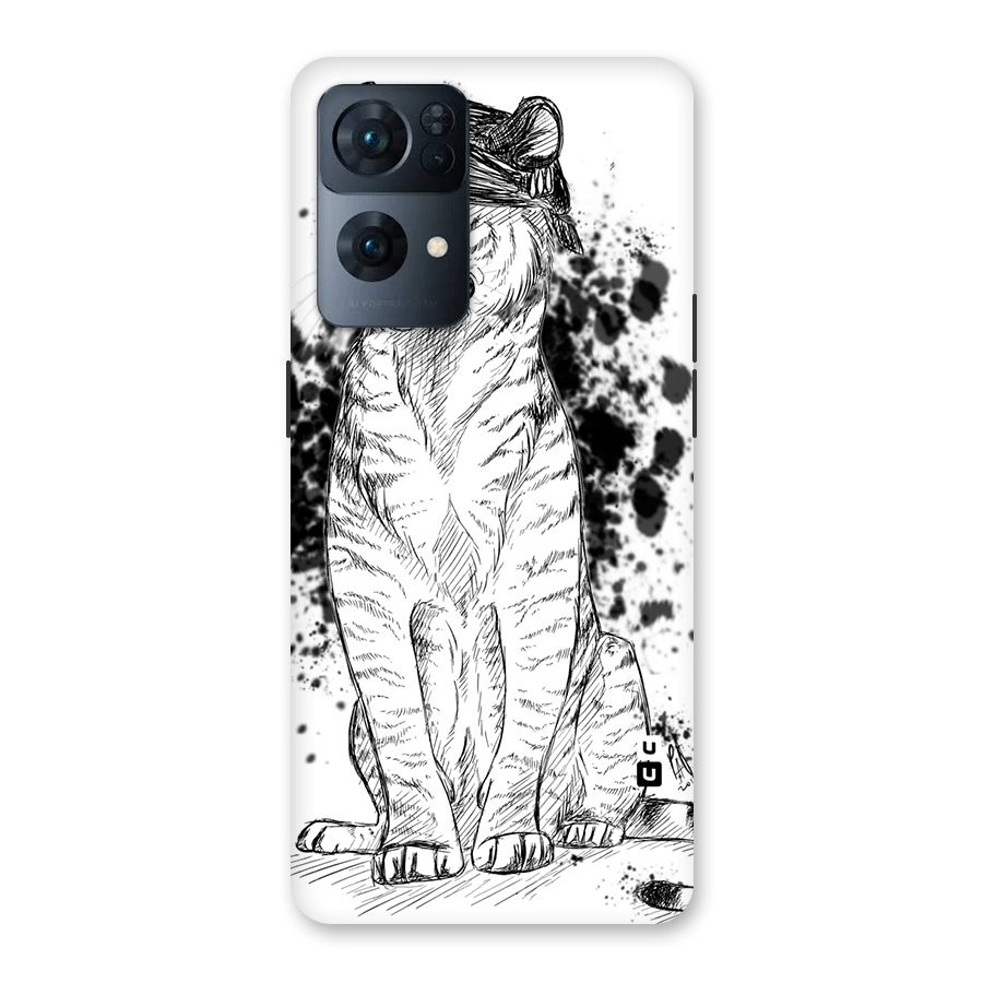 Tiger Wink Back Case for Oppo Reno7 Pro 5G
