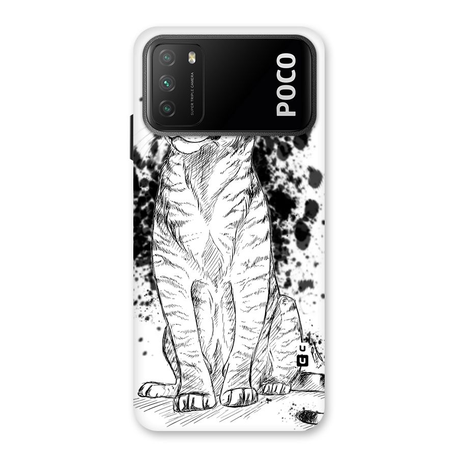 Tiger Wink Back Case for Poco M3