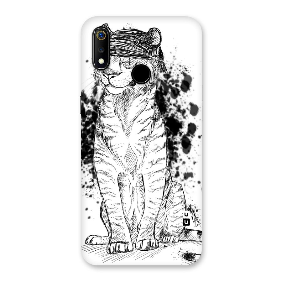 Tiger Wink Back Case for Realme 3