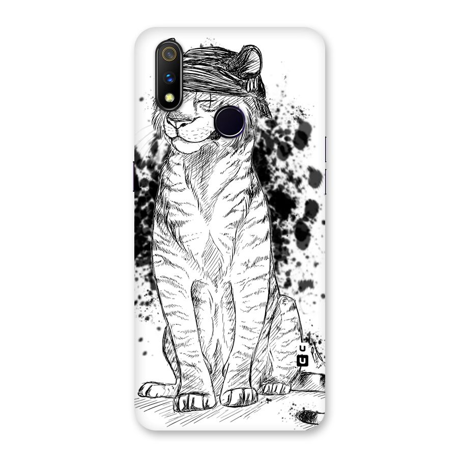 Tiger Wink Back Case for Realme 3 Pro