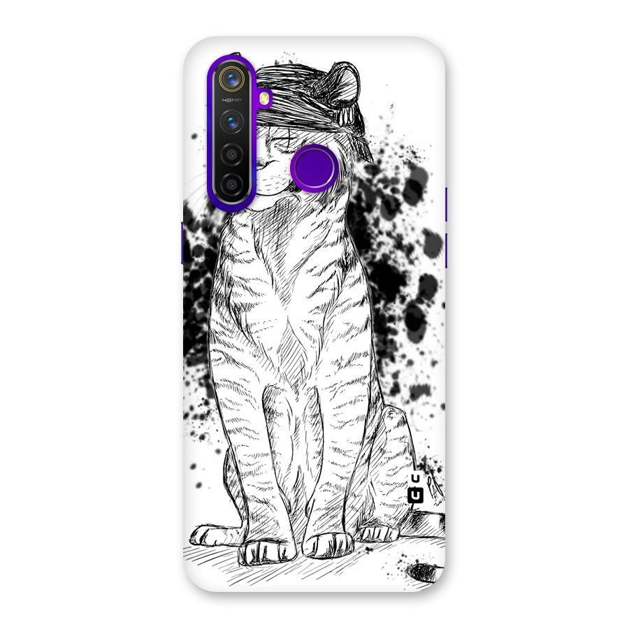 Tiger Wink Back Case for Realme 5 Pro