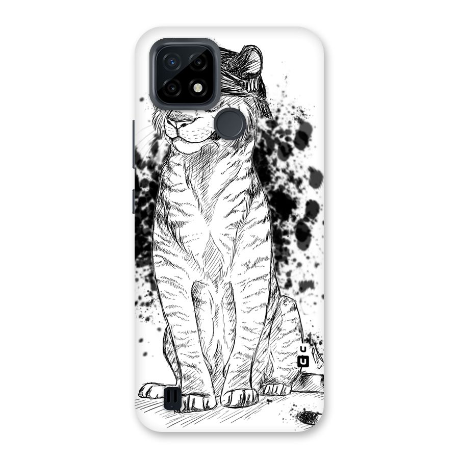 Tiger Wink Back Case for Realme C21