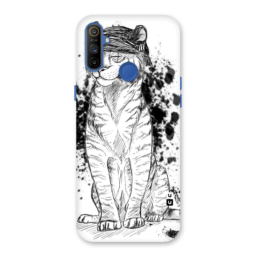 Tiger Wink Back Case for Realme Narzo 10A