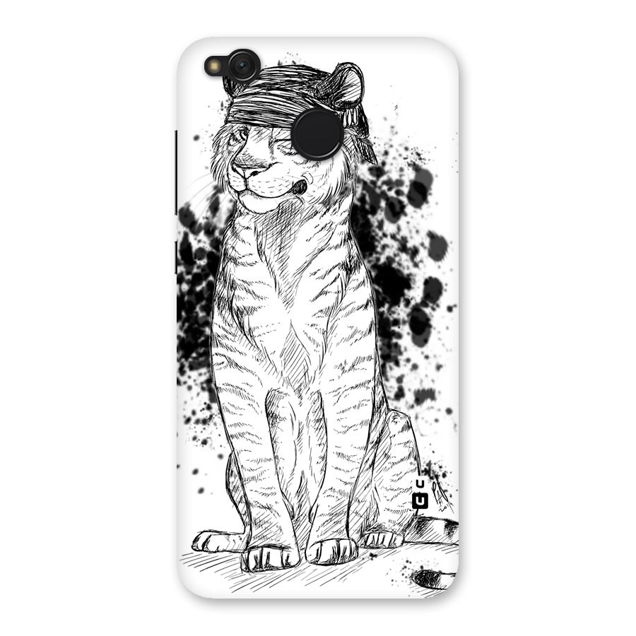 Tiger Wink Back Case for Redmi 4