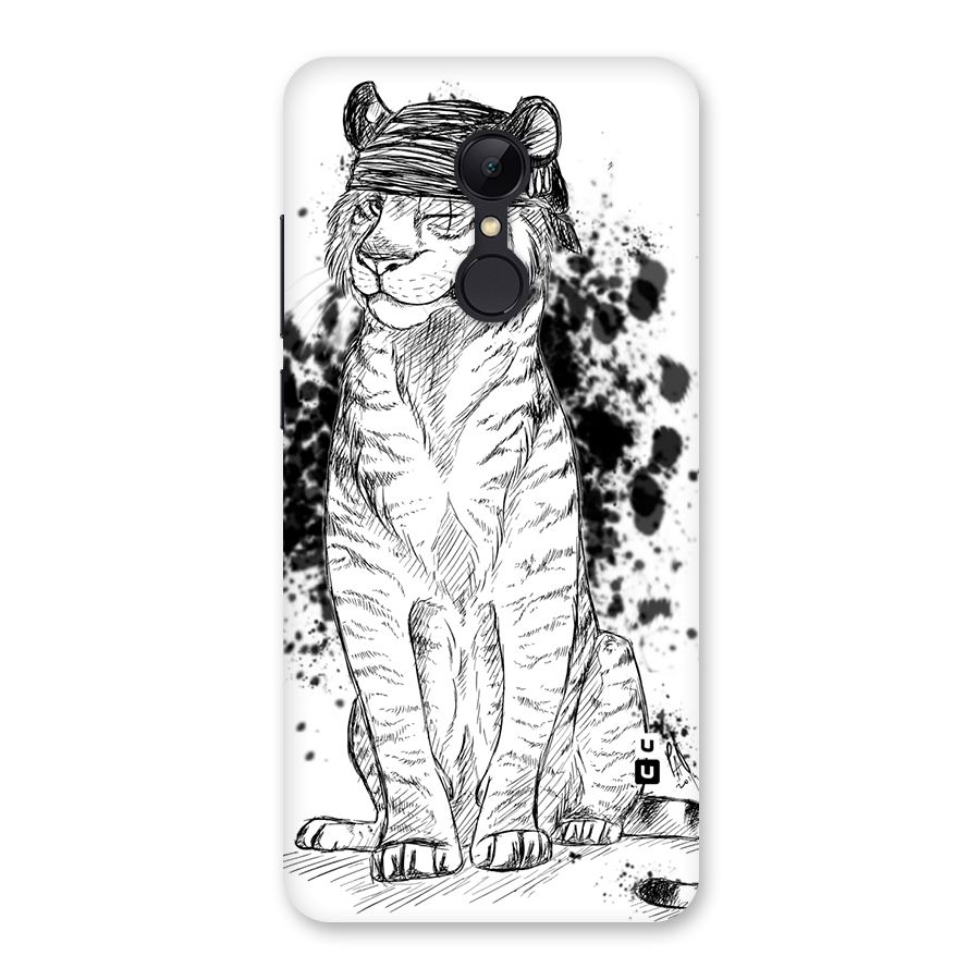 Tiger Wink Back Case for Redmi 5