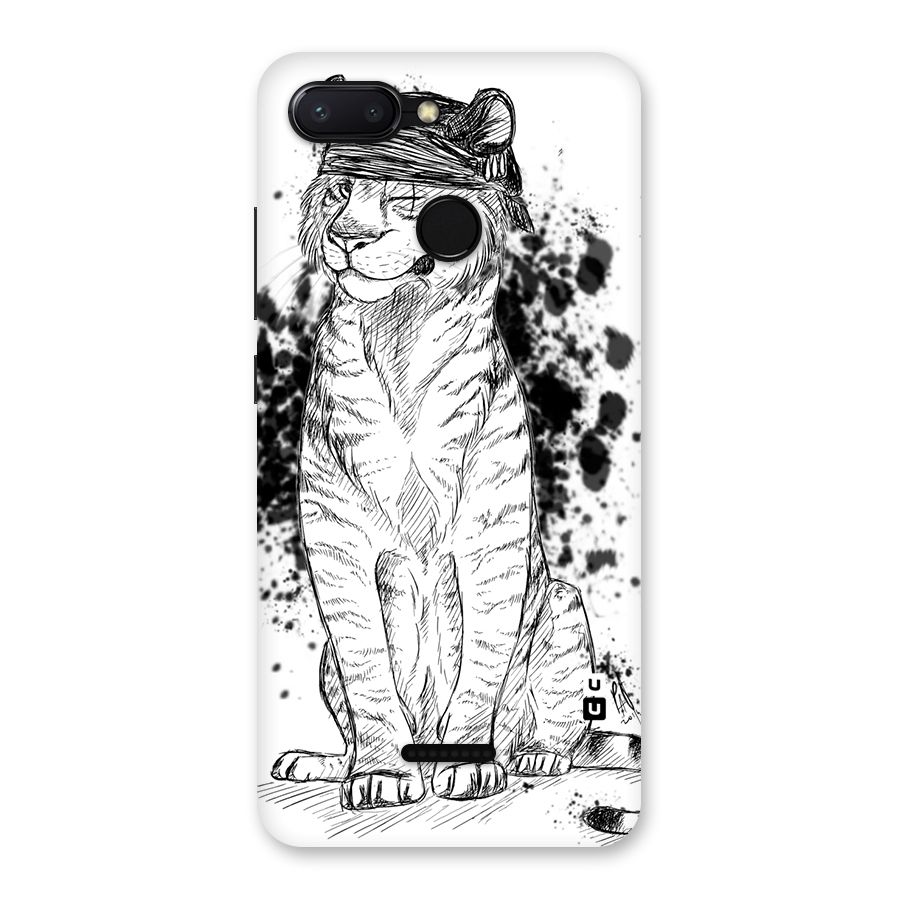 Tiger Wink Back Case for Redmi 6