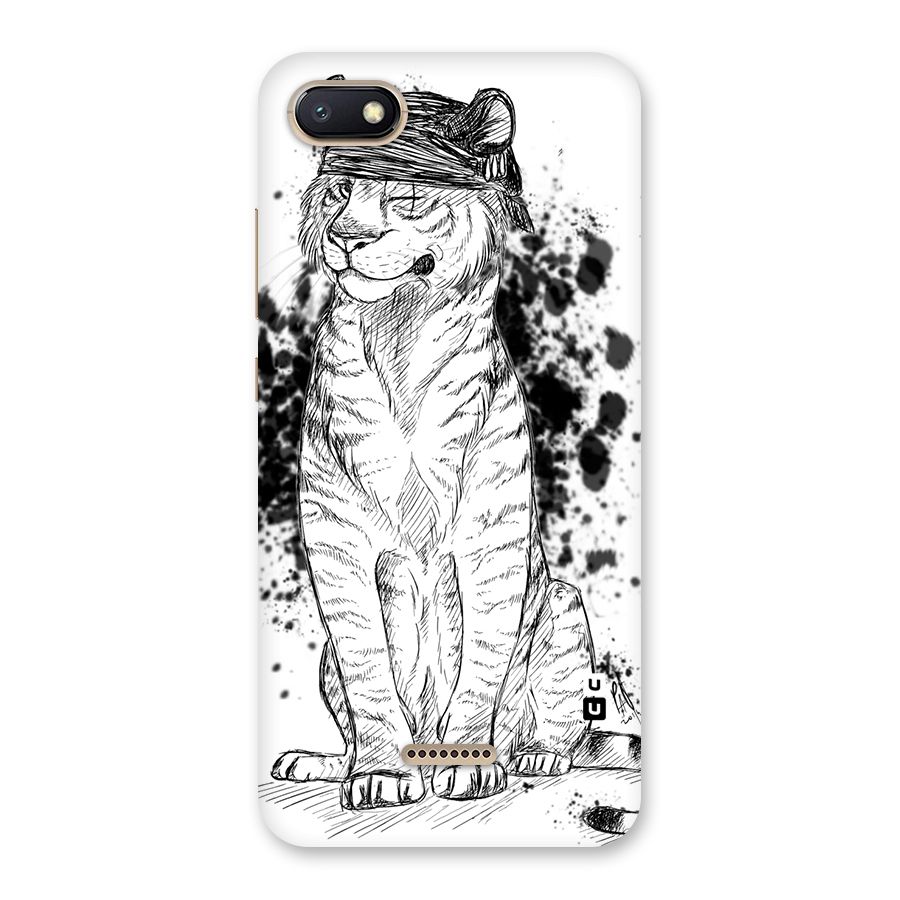 Tiger Wink Back Case for Redmi 6A