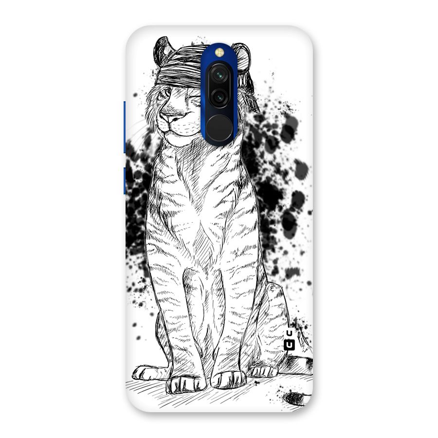 Tiger Wink Back Case for Redmi 8