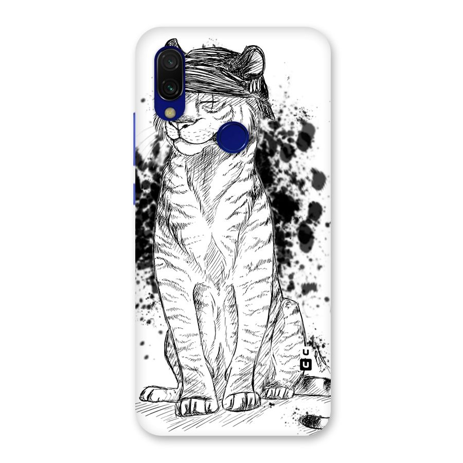 Tiger Wink Back Case for Redmi Y3