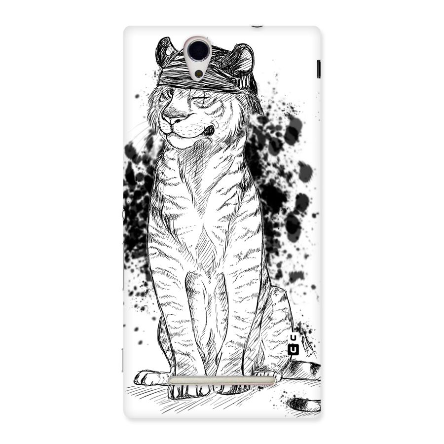 Tiger Wink Back Case for Sony Xperia C3