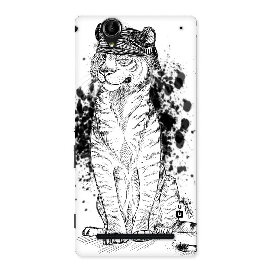 Tiger Wink Back Case for Sony Xperia T2