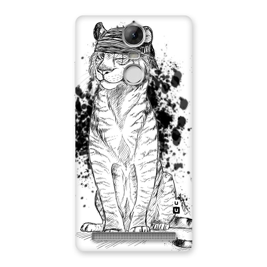Tiger Wink Back Case for Vibe K5 Note