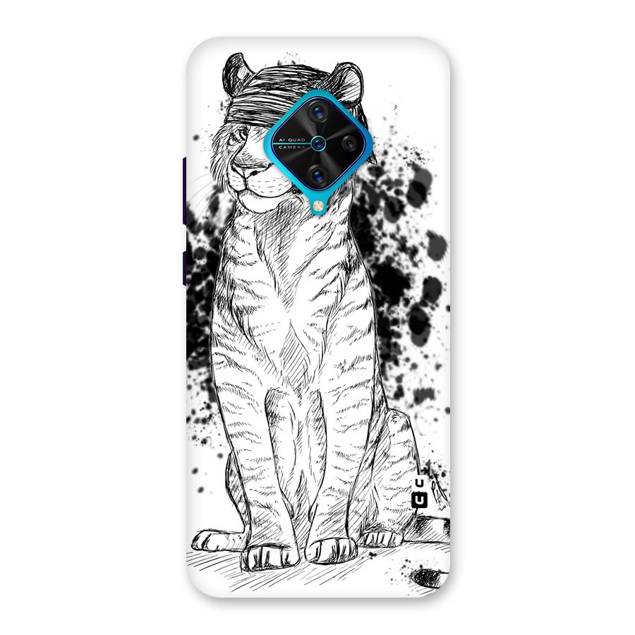 Tiger Wink Back Case for Vivo S1 Pro