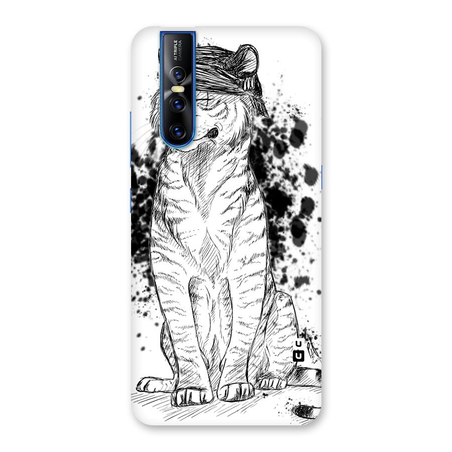 Tiger Wink Back Case for Vivo V15 Pro