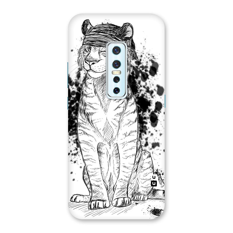 Tiger Wink Back Case for Vivo V17 Pro