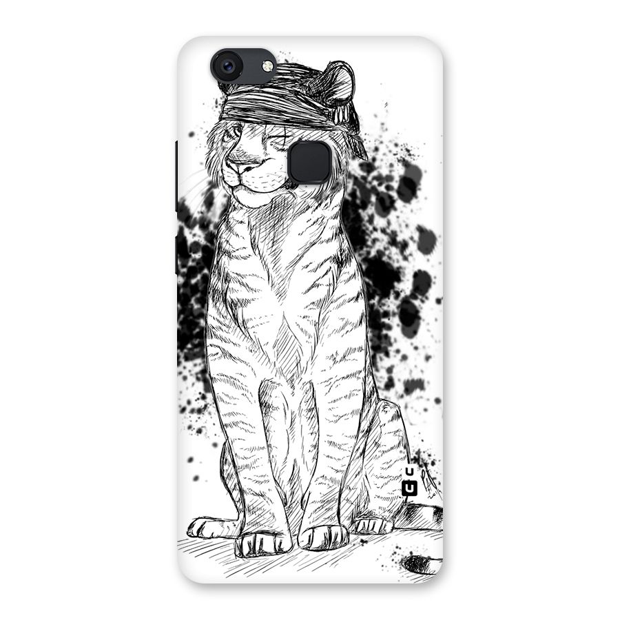 Tiger Wink Back Case for Vivo V7 Plus