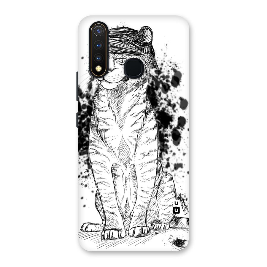 Tiger Wink Back Case for Vivo Y19