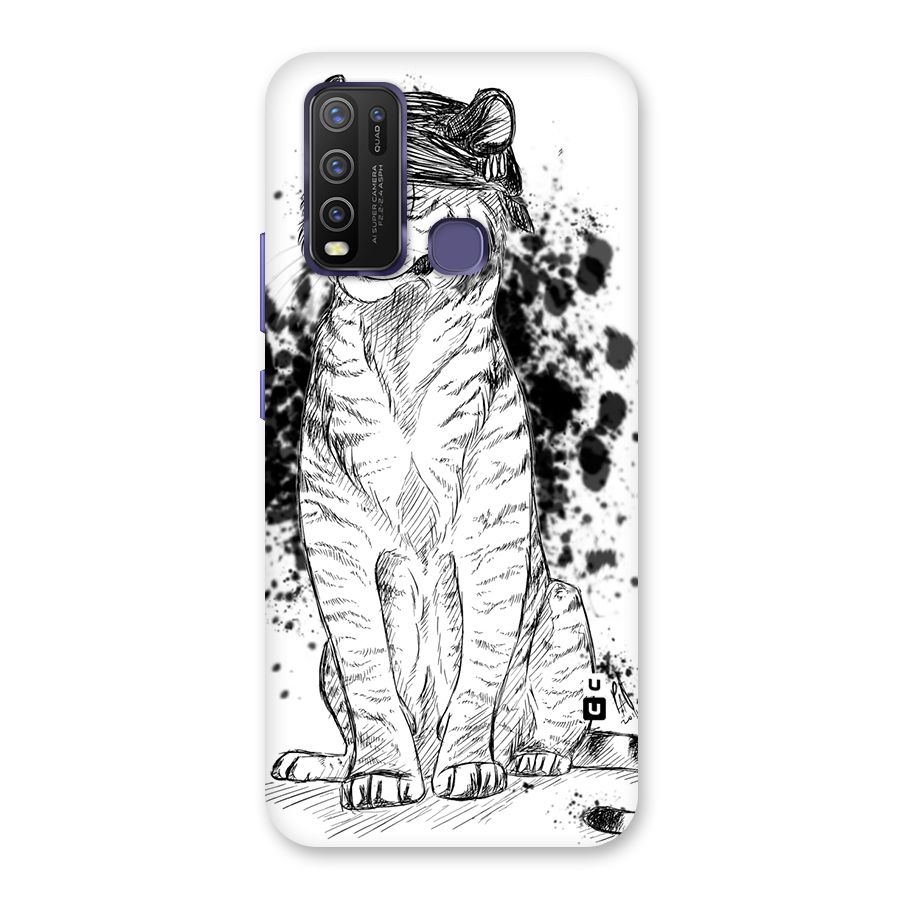 Tiger Wink Back Case for Vivo Y50