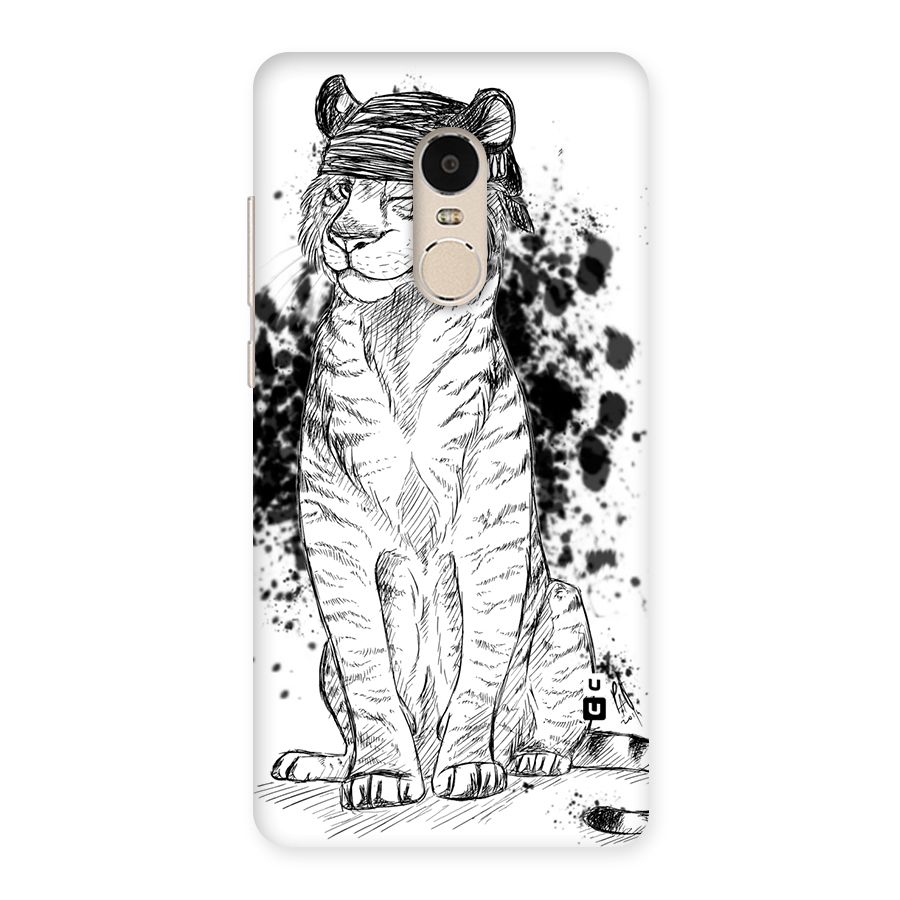 Tiger Wink Back Case for Xiaomi Redmi Note 4