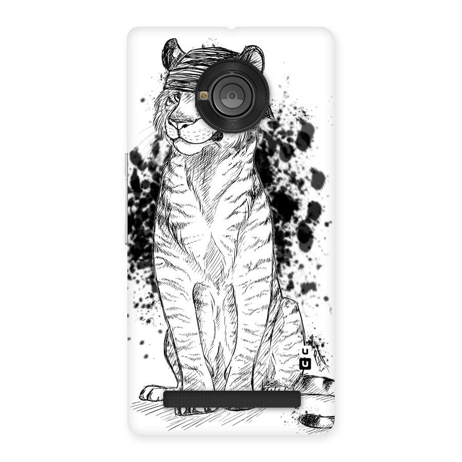 Tiger Wink Back Case for Yu Yunique