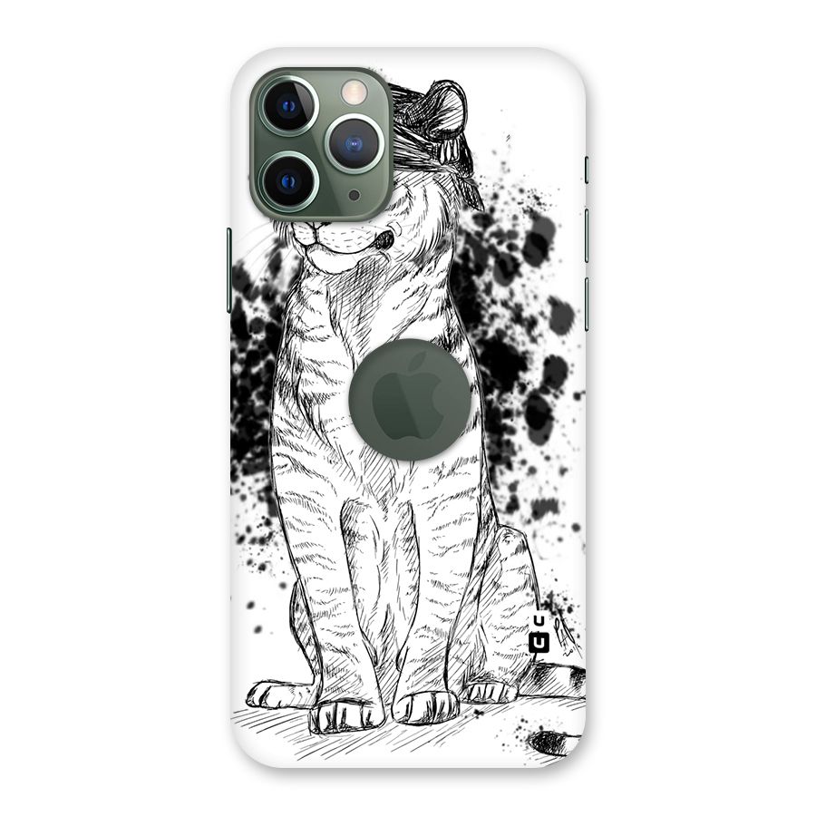 Tiger Wink Back Case for iPhone 11 Pro Logo  Cut