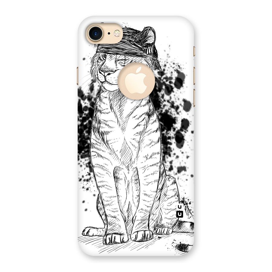 Tiger Wink Back Case for iPhone 7 Logo Cut
