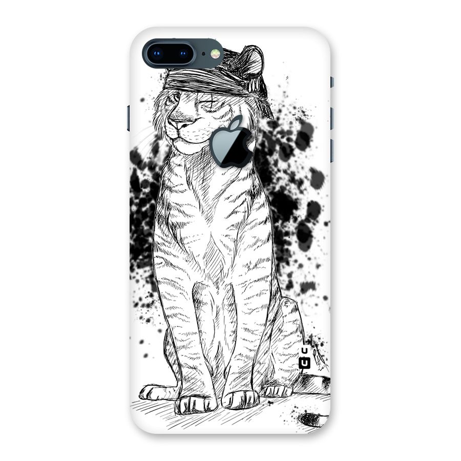Tiger Wink Back Case for iPhone 7 Plus Apple Cut