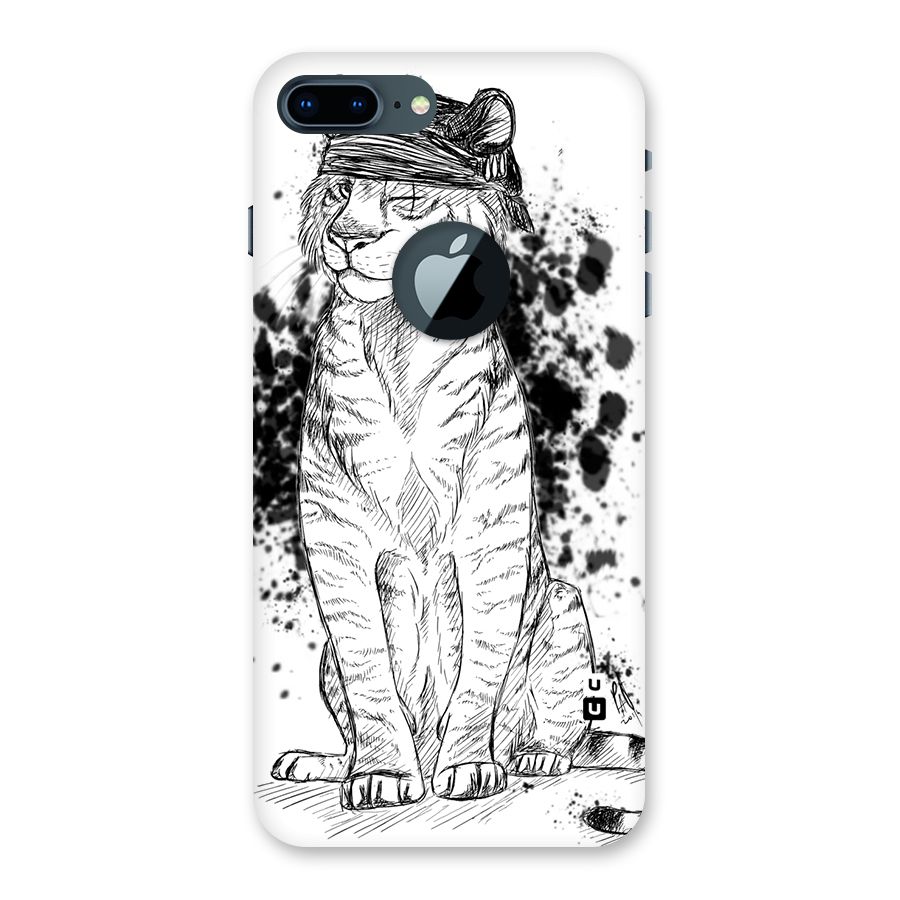 Tiger Wink Back Case for iPhone 7 Plus Logo Cut