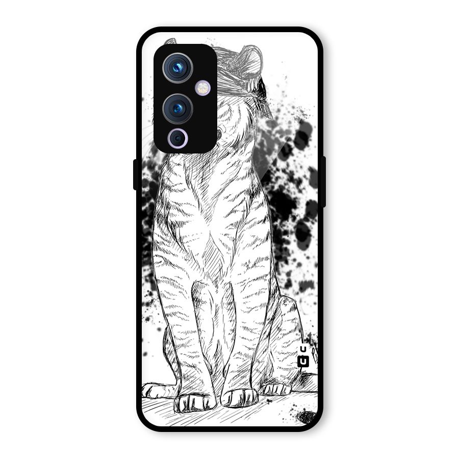 Tiger Wink Glass Back Case for OnePlus 9